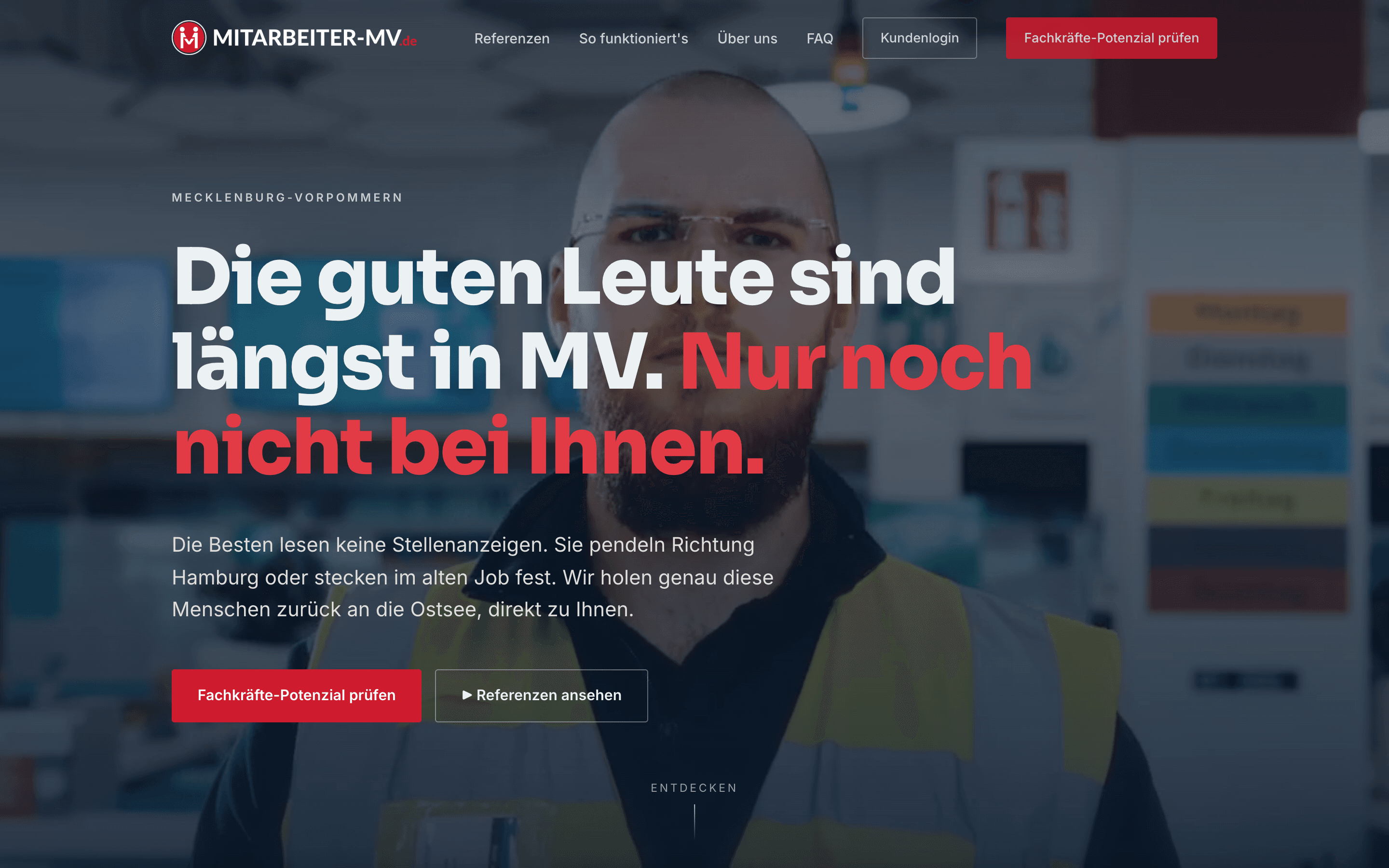 mitarbeiter-mv.de, Screenshot