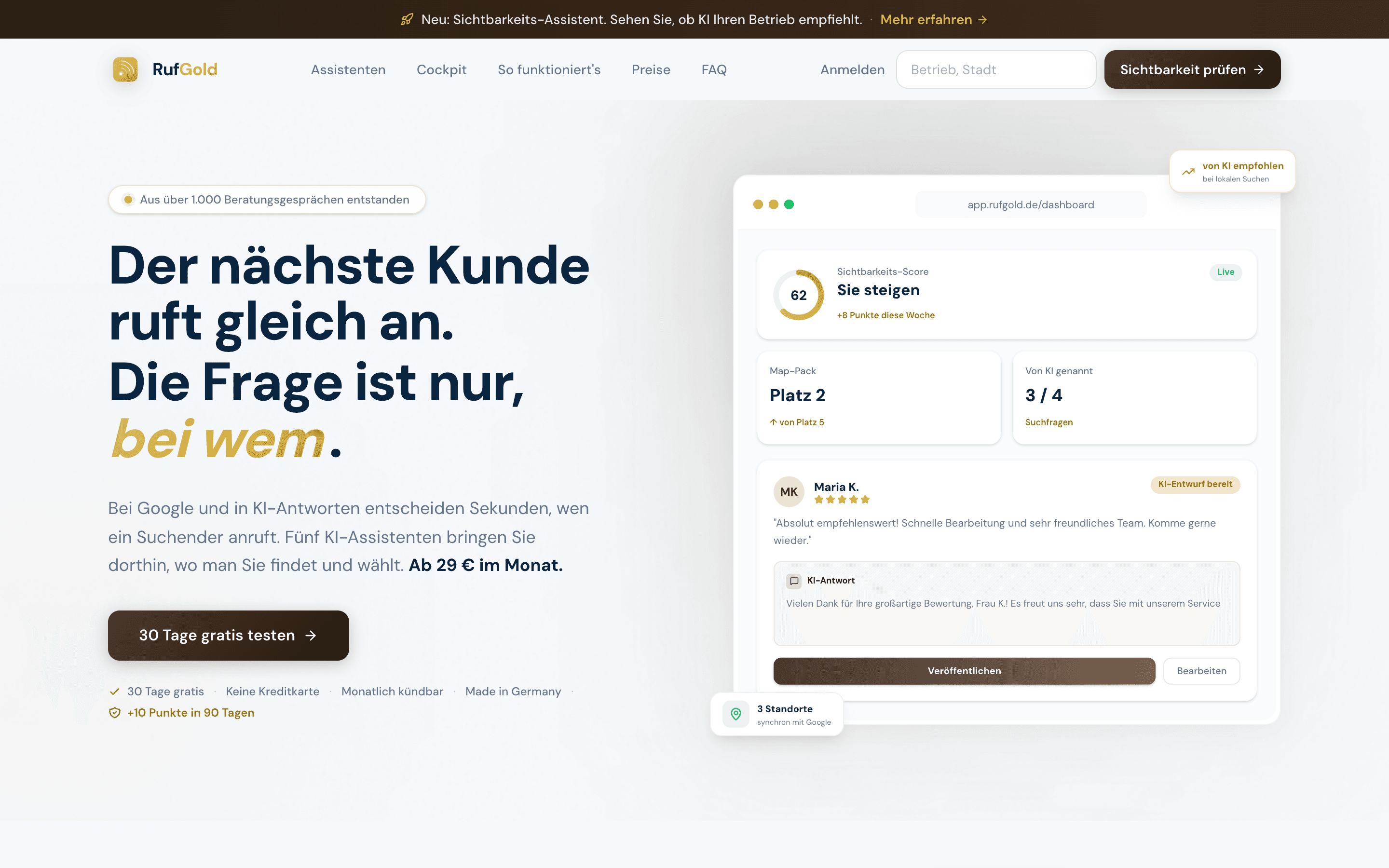 RufGold, Screenshot